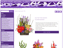 Tablet Screenshot of floristofnorthport.com